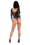 Women's Lace Bodysuit Blue-Black 3204 - foto 4