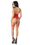 Women's Lace Corset Belt Red 3237 - foto 5