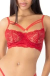 Women's Lace Bra Red 3238 - foto 3