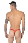 Men's Transparent Thong Red 6978 - foto 2
