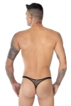 Pánská průhledná tanga černá 6977 - foto 2