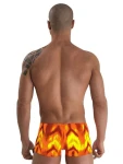Men's Boxer Swim Shorts in Orange-Yellow 7136 - foto 2
