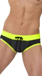 Pánske plavky push-up slip čierne 7226 - foto 1