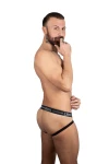 Men's Transparent Jockstrap Black 7275 - foto 2