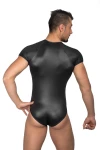 Pánské lesklé body černé 7280 - foto 2