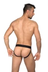 Pánské koženkové jockstrapy černé 7292 - foto 2