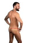 Pánská transparentní mini-tanga červená 7306 - foto 3