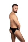Pánske lakované slipy čierne 7334 - foto 2