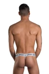 Pánská tanga bílá 7358 - foto 2