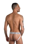 Pánské průsvitné jockstrapy bílé 7360 - foto 2