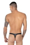Men's Eco-Leather Thong Black 7395 - foto 3