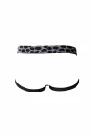 Pánský leopardí jockstrap černý 7430 - foto 4
