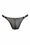 Pánská transparentní tanga černá 7438 - foto 3