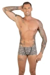Pánske krajkové boxerky krémovo-čierne 7443 - foto 1