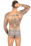 Pánske krajkové boxerky krémovo-čierne 7443 - foto 2