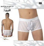 Pánske push-up boxerky biele 7448 - foto 5