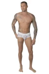 Pánske push-up boxerky biele 7448 - foto 3