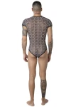 Pánské průhledné body slip černé 7454 - foto 3