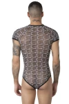 Pánské průhledné body slip černé 7454 - foto 2