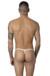 Pánská krajková tanga bílá 7466 - foto 2
