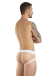 Pánsky transparentný jockstrap biely 7475 - foto 2