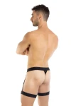 Pánsky leopardí jockstrap čierny 7486 - foto 2