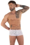 Pánske krajkové boxerky biele 7518 - foto 1