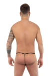 Pánska krajková mini-tanga čierno-vínová 7523 - foto 2