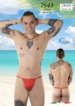 Men's Red Swim Thong 7543 - foto 4