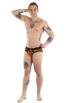 Men's Bold Leopard Print Push-Up Briefs 7566 - foto 4