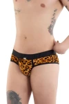 Men's Bold Leopard Print Push-Up Briefs 7566 - foto 3