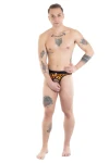 Men's Bold Leopard Print Thong with Ring 7570 - foto 4