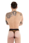 Men's Bold Leopard Print Thong with Ring 7570 - foto 2