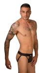 Pánský jockstrap černý MA503 - foto 1