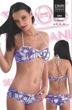 Dámske bikini fialové 2742
