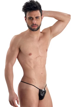 Pánske lesklé mini-tanga 7170