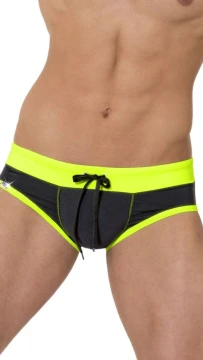 Pánske plavky push-up slip čierne 7226