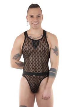 Pánske body tanga čierne 7527