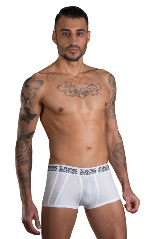 Pánské boxerky bílé 7352