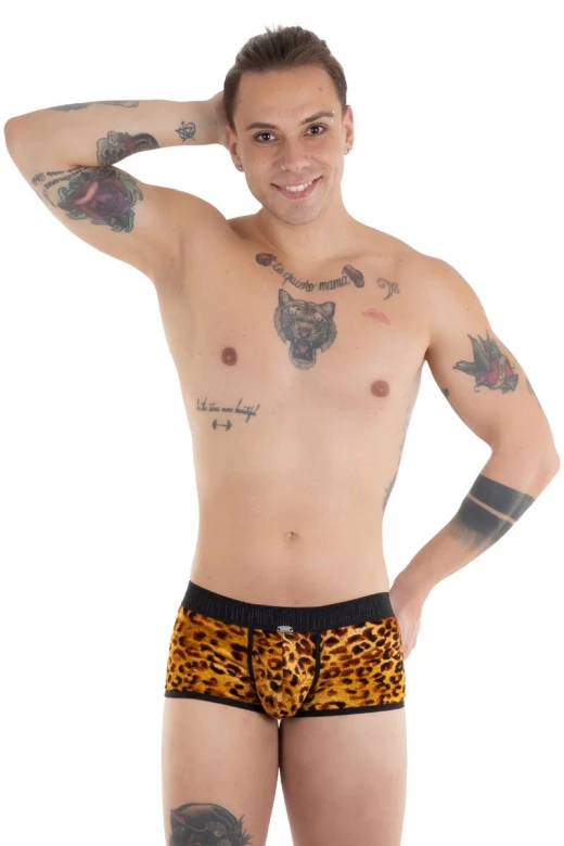 Pánske leopardie boxerky 7565